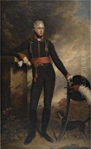 Portrait Of Charles Lord Bruce, Later 1st Marquess Of Ailesbury (1773-1856) Wearing A Uniform Of The Wiltshire Yeomanry Portrait Of Charles Lord Bruce, Later 1st Marquess Of Ailesbury (1773-1856) Wearing A Uniform Of The Wiltshire Yeomanry