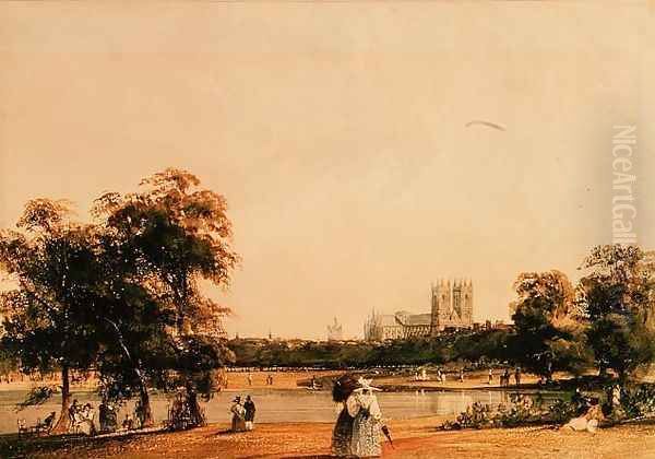 Westminster from St James Park (2) - view 1