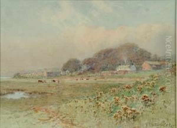 A Marsh Side Farm - Possibly Morcambe Bay - view 1