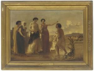 Oil On Canvas by William Frederick Woodington