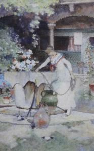 A Corner Of The Abbazzia San Gregorio, Venice by David Woodlock