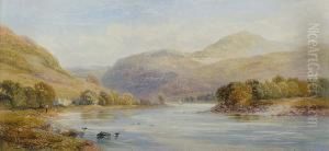 View Of A Meandering River