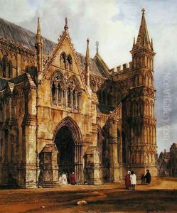 The North-West Porch of Salisbury Cathedral, 1832