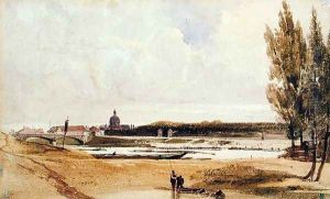 On the Seine, 1831 by Thomas Shotter Boys
