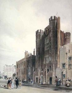 North front to St.James's Palace, c.1850 by Thomas Shotter Boys