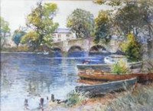 Newby Bridge by Albert Woods