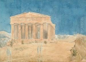 The Temple Of Concord Agrigento, Sicily by Joseph Woods