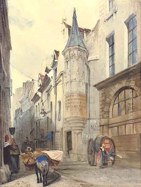 Maison de l'Amiral Coligny, Rue Bailleul, Paris, France - view 1