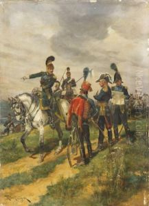 Giving The Directive by Richard Caton Woodville