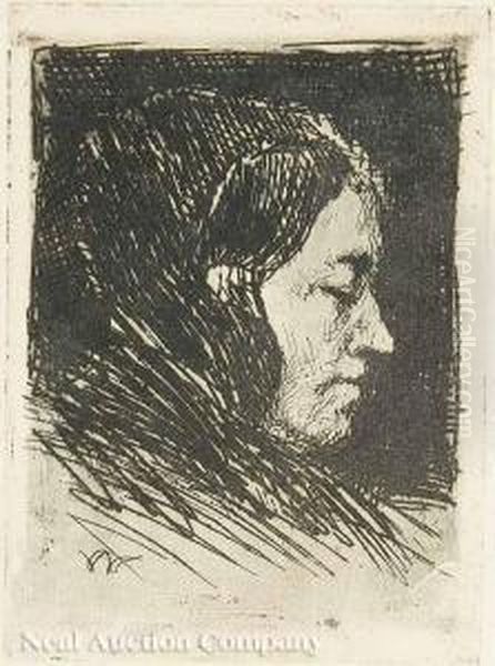 Profile Of Woman - view 1