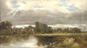 View towards Hampton Court from the Moseley