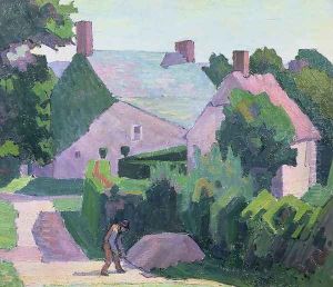 Dunn's Cottage by Robert Polhill Bevan