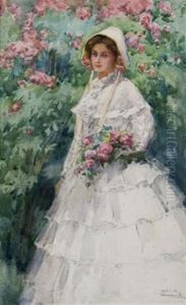 Girl In The Garden - view 1
