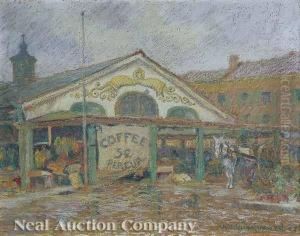 Coffeefive Cents Per Cup: Poydras Market, New Orleans by William Woodward