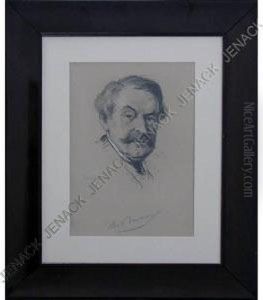 Portrait Ofaristide Briand (prime Minister Of France by Samuel Johnson Woolf