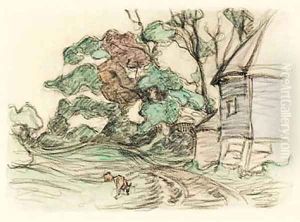Horsgate Farm, Cuckfield, West Sussex by Robert Polhill Bevan