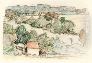 Near Applehayes, Somerset by Robert Polhill Bevan