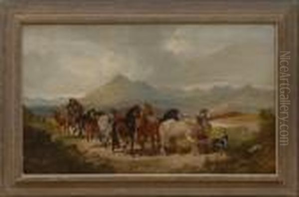 Horse Roundup In The Highlands - view 1