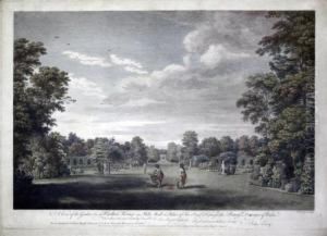 View Of The Gardens At Carlton House by William Woollett