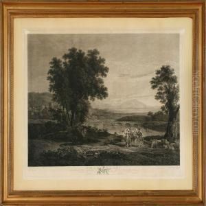 Jacob And Laban by William Woollett