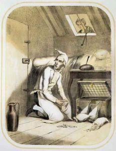 Avarice in the Kitchen, from a series of prints depicting the Seven Deadly Sins, c.1850 by Louis Leopold Boilly