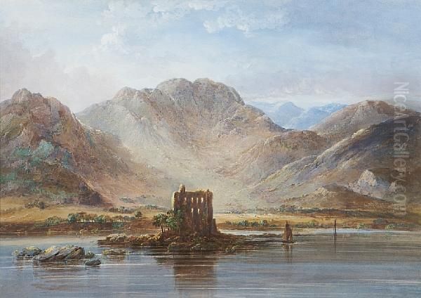 Castle Ruins And Loch - view 1