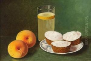 Still Life With Tea Cakes And Fruit Still Life With Tea Cakes And Fruit
