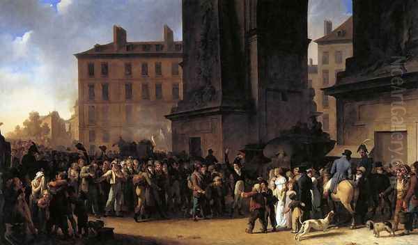 Departure of the Conscripts in 1807, 1808 - view 1