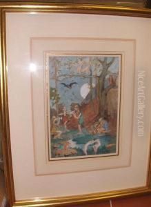 Fairyland Scene by George Orkney Work