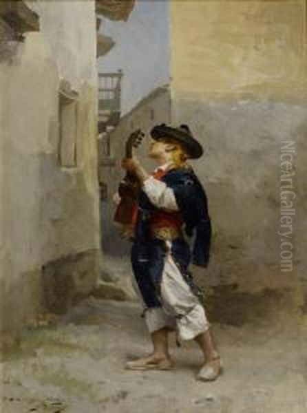 The Lute Player - view 1