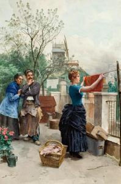 Laundry Day, Montmarte - view 1