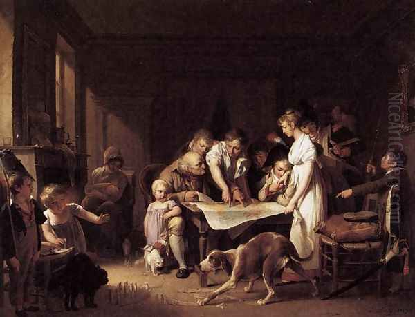 Reading of the Bulletin of the Grand Army 1807 - view 1