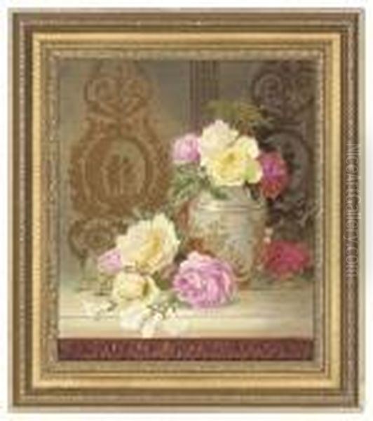 Roses In A Vase - view 1