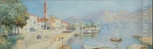Ascona, Lake Maggiore by Charles Nathaniel Worsley