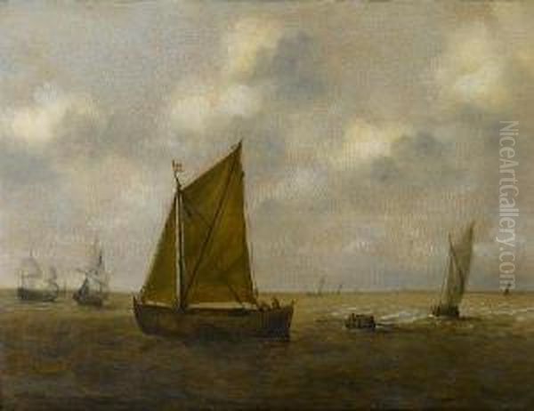 Dutch Shipping In Calm Water - view 1