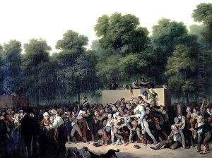 The Distribution of Food and Wine on the Champs Elysees 1822