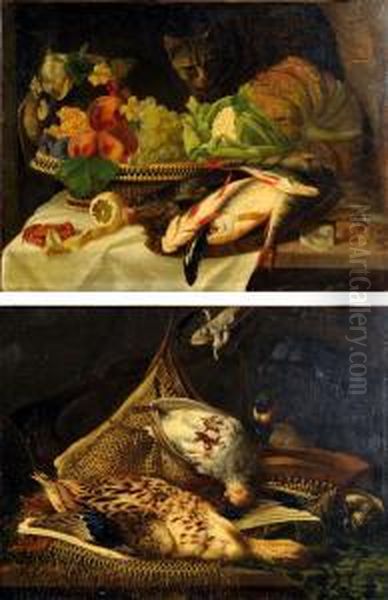 Nature Morte Avec Chien Et Chat - view 1