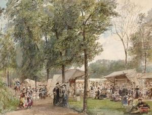 Recreation In The Park by Augustinus Jacob B. Wouters