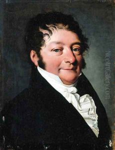 Portrait of a gentleman, small bust-length, in a black jacket