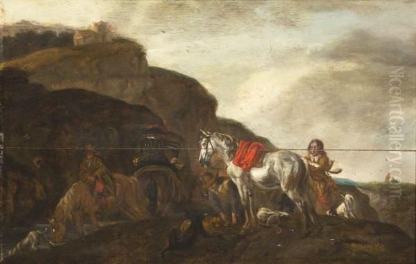 Resting The Horses - view 1