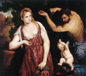 Venus and Mars with Cupid 1559-60 by Paris Bordone