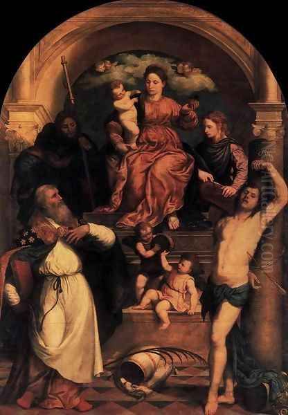 Madonna and Child with Saints - view 1