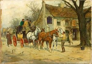 Carriage Scene by George Wright