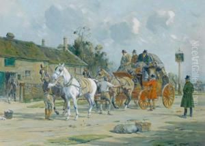 At The Post House by George Wright