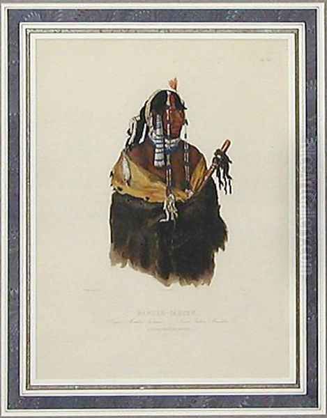 Mandeh-Pachu A Young Mandan Indian - view 1