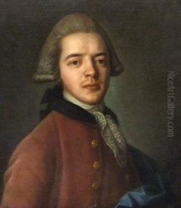 Portrait Of A Young Gentleman by Josepf Wright Of Derby