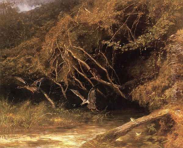 Forest with Ducks and Frogs - view 1