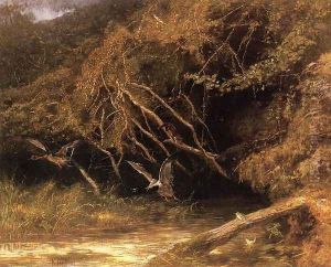 Forest with Ducks and Frogs by Karl Bodmer