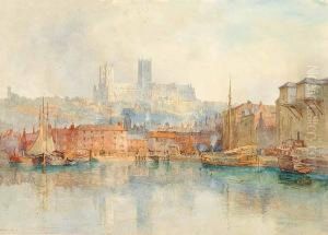 Lincoln From Brayford by Richard Henry Wright