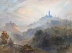 Italian Hill Top Town by Richard Henry Wright